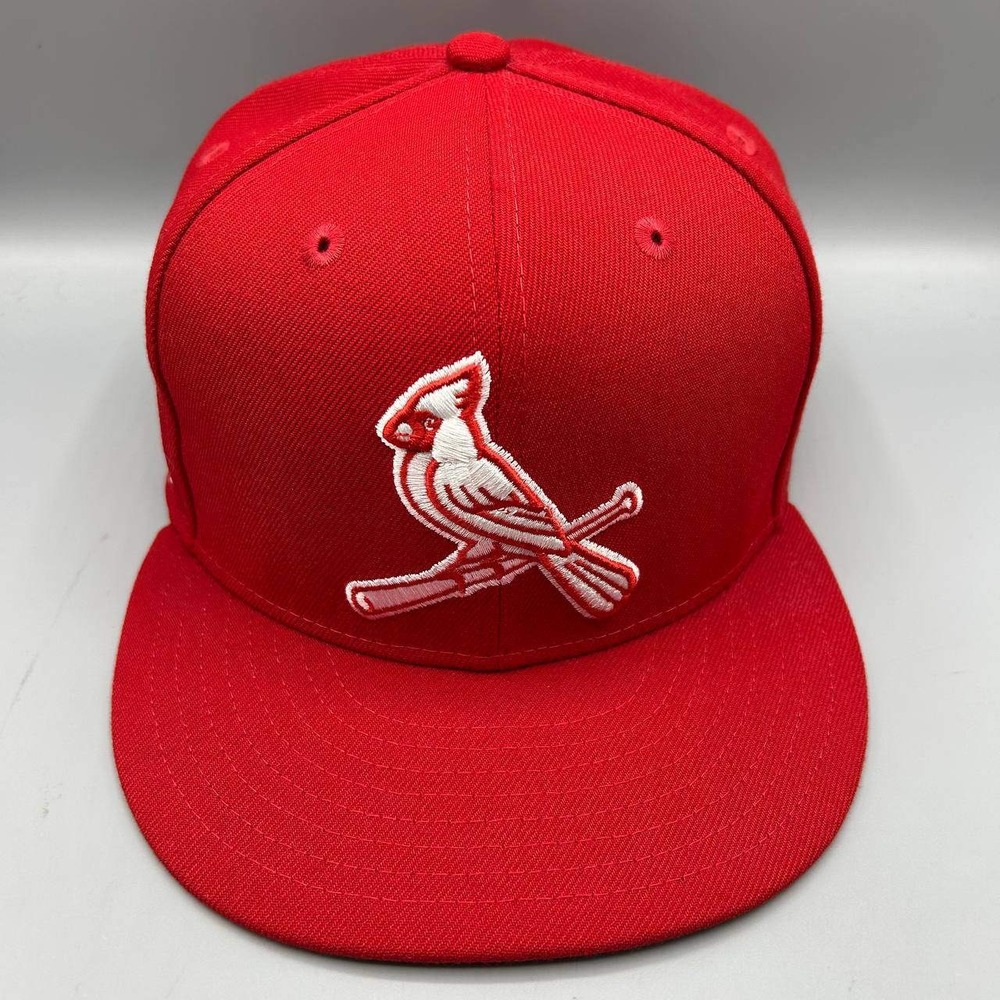 St. Louis Cardinals MLB Hat Men 7 1/2 Red 59Fifty New Era Fitted Cap